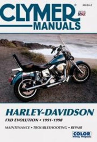 Clymer M424-2 Service Manual for 1991-98 Harley Davidson FXD Evolution