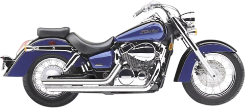 Cobra StreetRod Slashdown Exhaust for 2004-07 Honda VT750C Shadow Aero - Chrome - 1913