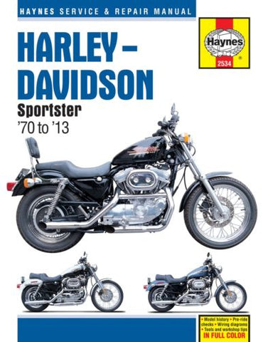 Haynes Service Manual for 1970-13 Harley-Davidson Sportsters XL / XLH / XLC - M2534