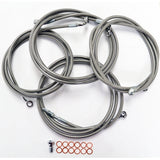 LA Choppers Stainless 18-20 inch Ape Cable Kit For ABS Harley - LA-8052KT-19
