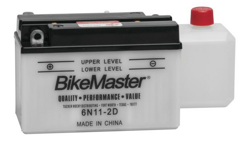Bike Master Performance Conventional Battery - 6 Volts - 6N11-2D