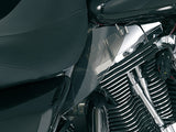 Kuryakyn Airmaster Saddle Shields for Harley FLT/FLH - Reflective Smoke - 1188