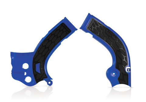 Acerbis X-Grip Frame Guards for YZ / WRF models - Blue/Black - 2374261034