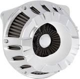 Arlen Ness Inverted Series Air Cleaner Kit for 2017-22 Harley M8 models - Chrome/Deep Cut - 18-916