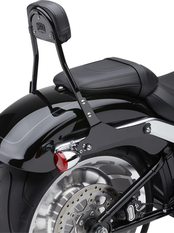 Cobra USA Detachable Backrest for 2018-19 Harley Softail Models - Black - 602-2007B