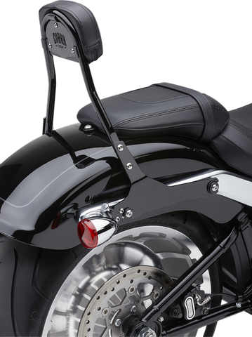 Cobra Detachable Backrest for 2018-19 Harley Softail Models - Black - 602-2007B