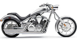 Cobra Speedster Slashdown Exhaust System for Honda VT1300 models - Chrome - 1833