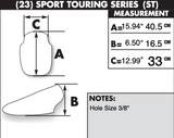 Zero Gravity Sport Touring Windscreen for 2006-07 Suzuki GSX-R600/750 - Clear - 23-110-01