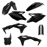 Acerbis Full Replacement Plastics Kit for 2017 Kawasaki KX250F - Black - 2630630001