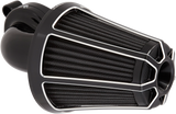 Arlen Ness Monster Sucker Air Cleaner Kit for 2017-22 Harley M8 models - Black/Bevelled - 81-036