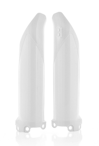 Acerbis Fork Covers for Kawasaki KX250 / KX450 models - White - 2403060002