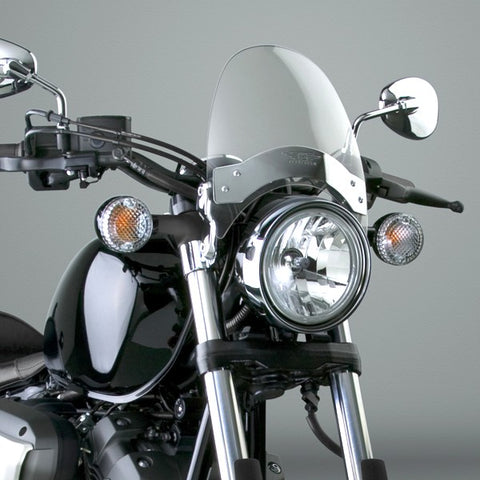 National Cycle N2530 - 8.5 Inch Flyscreen Windshield - Light Gray