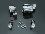 Kuryakyn 9126 - Brake & Clutch Control Dress-Up Kit for Single Disc - Chrome