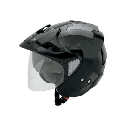AFX FX-50 Open-Face Helmet with Face Shield - Black - Medium