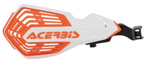 Acerbis K-Future Hand Guards - White/Orange - 2801975412