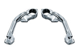 Kuryakyn 4526 - Long Arm Tour-Tech Cruise Mounts for 1-1/4” Engine Guards or Tubing - Chrome