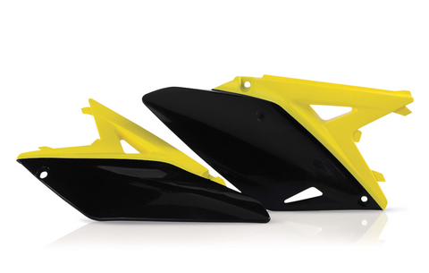 Acerbis Side Panels for 2010-18 Suzuki RM-Z250 - Black/Yellow - 2171921017
