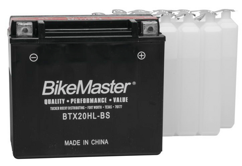 Bike Master Performance+ Maintenance Free Battery - 12 Volts - BTX20HL-BS