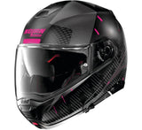 Nolan N100-5 Lightspeed Full-Face Helemt - Black/Pink - Large