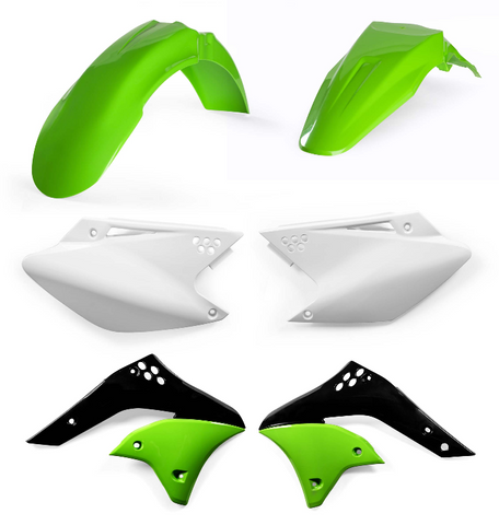 Acerbis Standard Replacment Plastics Kit for 2006-08 Kawasaki KX250F - Original 06 - 2041050215