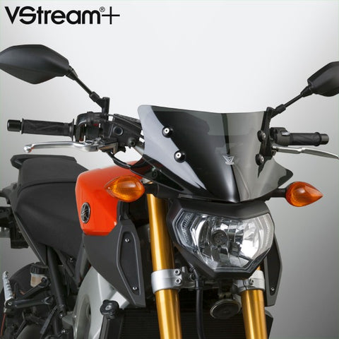National Cycle VStream+ Windshield for Yamaha FZ-09 - Dark Gray - N20310
