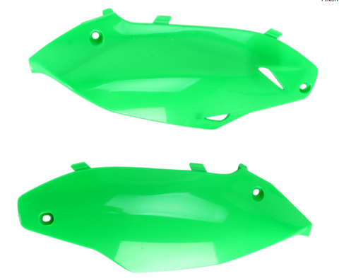 Acerbis Side Panels for 2012-16 Kawasaki KX models - Fluorescent Green - 2386380235