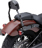 Cobra USA Detachable Backrest for 2006-17 Harley Dyna Models - Black - 602-2024B