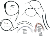 Burly Brand B30-1004 Cable and Brake Line Kit for 2007-13 Harley Sportster models