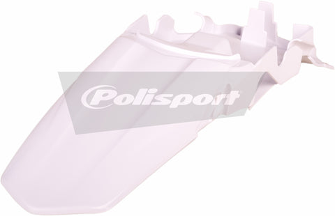 Polisport Replica Rear Fendor for 2013-18 Honda CRF110F - White - 8579300002