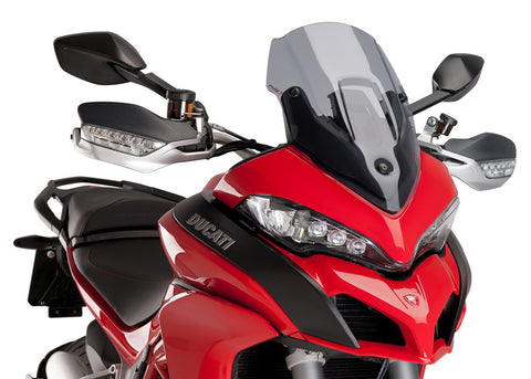 Puig Racing Windscreen for 2015-17 Ducati Multistrada 1200S - Smoke