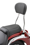 Cobra USA Round Sissy Bar with Pad 17In for 2011-17 Yamaha XVS1300 Stryker - 02-7770