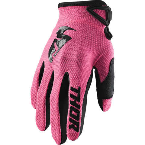 THOR Sector Womens Gloves - Pink - Large