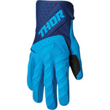 THOR Spectrum Youth Gloves - Blue/Navy - Large