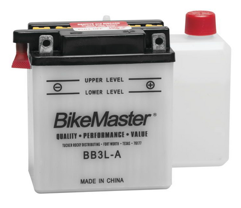 Bike Master Performance Conventional Battery - 12 Volts - YB3L-ABB3L-A