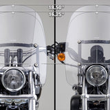 National Cycle Spartan Quick Release Windshield for Harley - Clear - N21302
