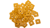 Woodys Grand Digger Support Plates- Yellow - Square - 48 Pack - ASG-3800-48
