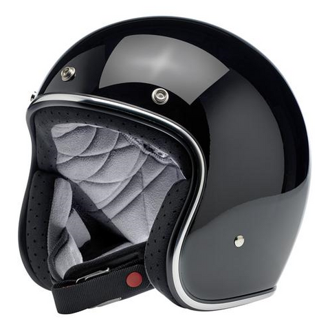 best small motorcycle helmet Biltwell Bonanza Helmet - Gloss Black