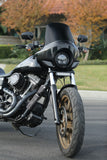 Burly Brand Tall Touring Sport Fairing Windshield for Harley XL - 13in/Black - B10-3000