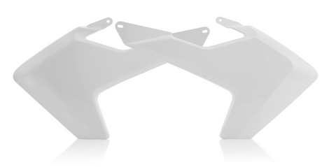 Acerbis Radiator Shrouds for Husqvarna models - White - 2449680002