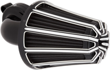 Arlen Ness Monster Sucker Air Cleaner Kit for 2017-22 Harley M8 models - Black/10-Gauge - 81-035