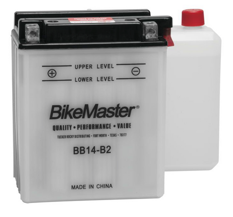 Bike Master Performance Conventional Battery - 12 Volts - BB14-B2