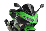 Puig Z-Racing Windscreen for Kawasaki EX400 Ninja 400 - Black - 9976N