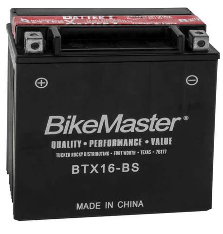 Bike Master Performance+ Maintenance Free Battery - BTX16-BS