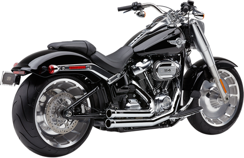 Cobra USA 909 Speedster Exhaust System for 2018-22 Harley Softail Breakout/Fat Boy - Chrome - 6715