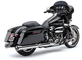 Cobra USA Neighbor Hater 4 Inch Mufflers for 2017-22 Harley FL Touring models - Chrome - 6109