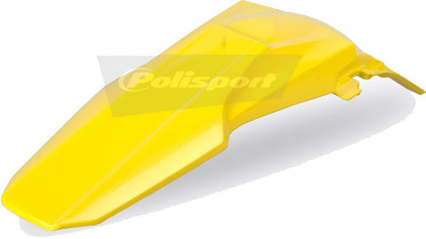 Polisport Replica Rear Fendor for 2008-17 Suzuki RM-Z450 - Yellow - 8552500001