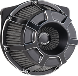 Arlen Ness Inverted Series Air Cleaner Kit for 2017-22 Harley M8 models - Black/Beveled - 18-919