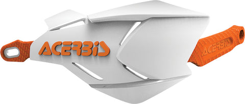 Acerbis X-Factory Hand Guards - White/Orange - 2634661088