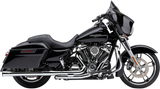 Cobra 3 Inch RPT Slip-On Mufflers for 2017-22 Harley FL Touring models - Chrome - 6071