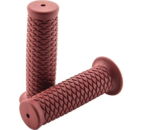 BikeMaster Grips - Red/Scales - 7/8 Inch Bars - WLG-230-Red